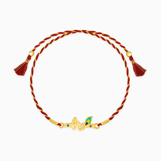 Golden Murlidhar Rakhi