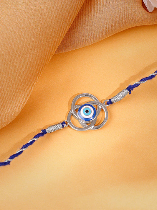 Silver Nazarproof Rakhi