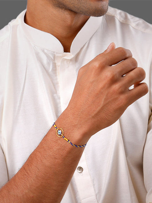 Golden Your Evil Eye Rakhi