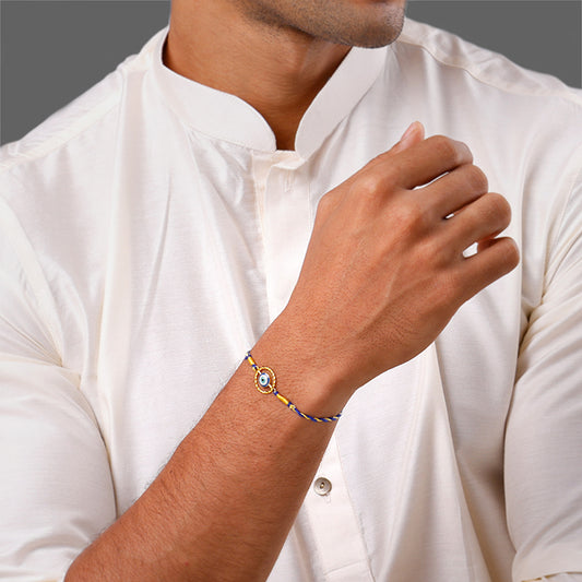 Golden Your Evil Eye Rakhi