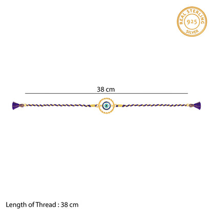 Golden Your Evil Eye Rakhi