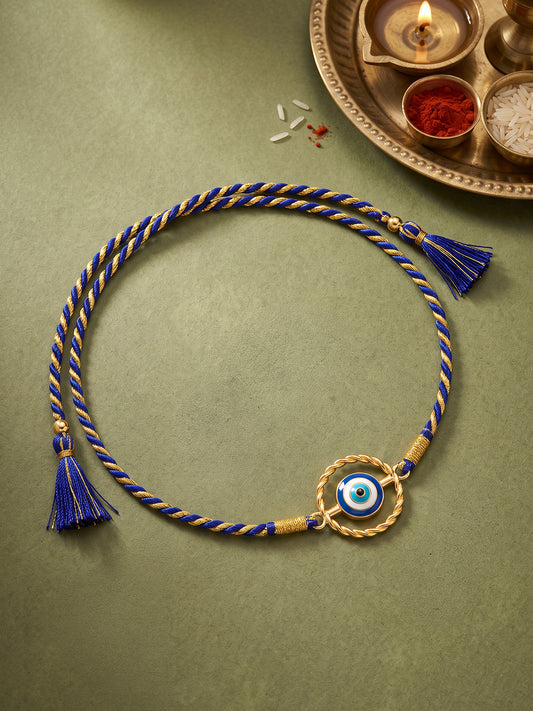 Golden Your Evil Eye Rakhi