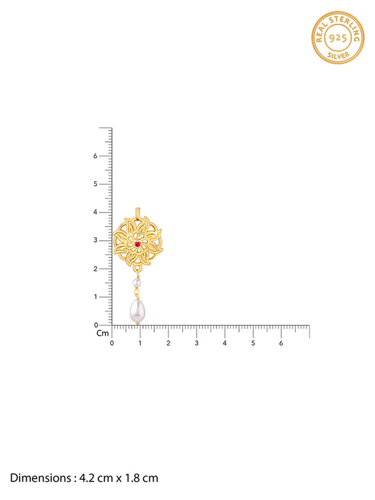 Golden Floret Mandala Lumba Rakhi