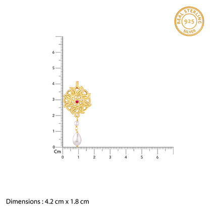 Golden Floret Mandala Lumba Rakhi