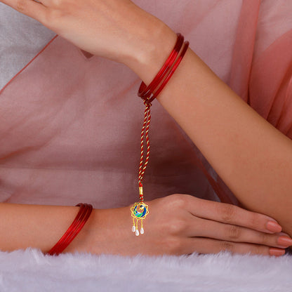 Golden Mor Bandhan Lumba Rakhi