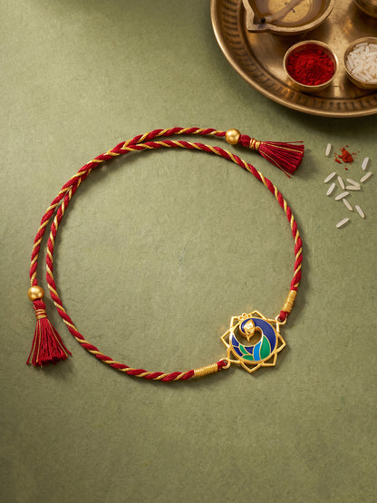 Golden Rangila Mor Rakhi