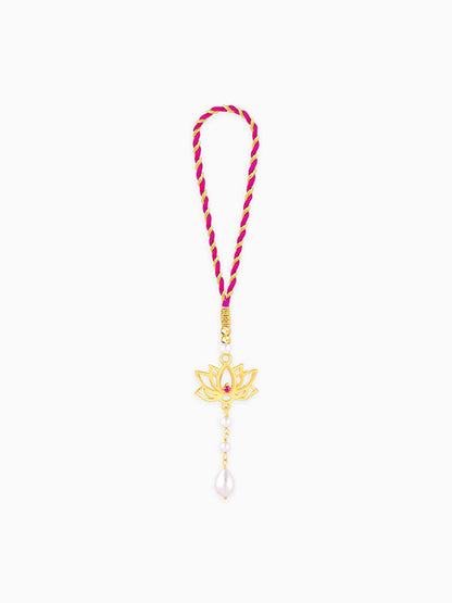 Golden Kamal Vibes Lumba Rakhi