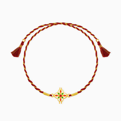 Golden Athangudi Rakhi