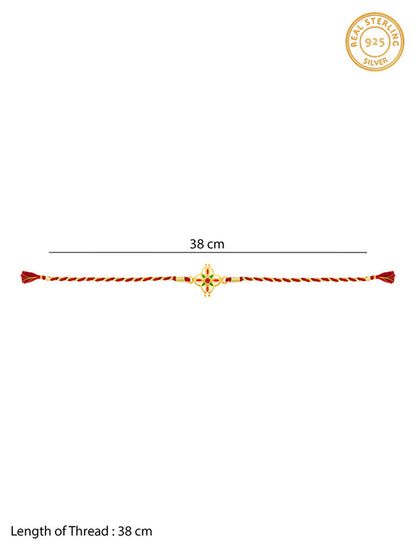 Golden Athangudi Rakhi