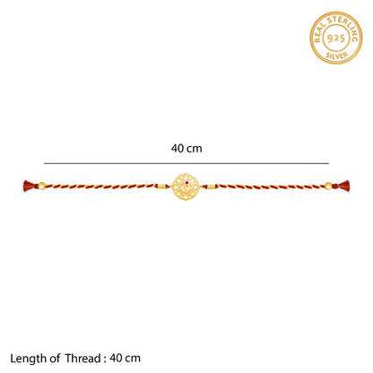 Golden Floret Omkara Rakhi