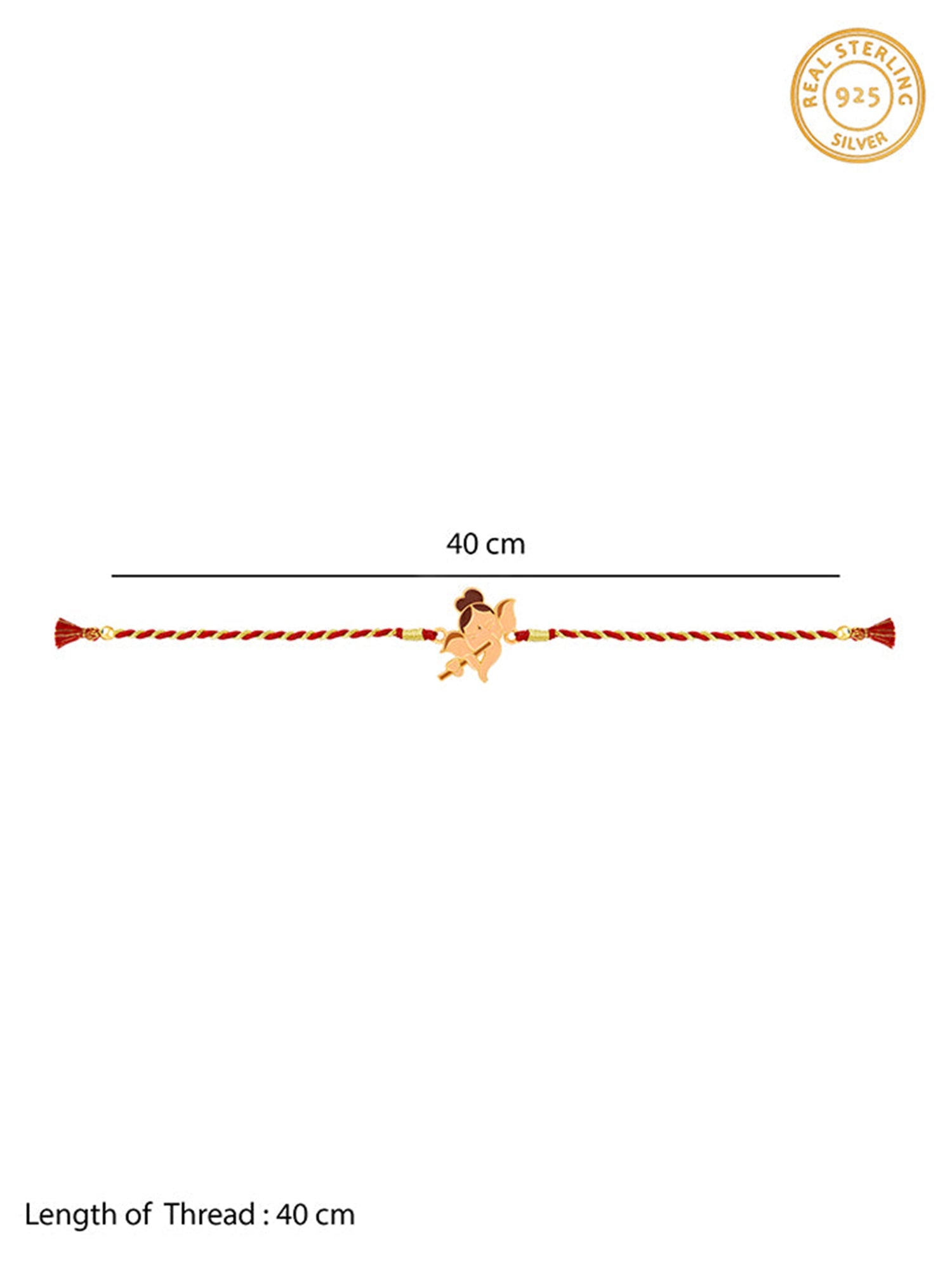 Golden Little Ganesha Rakhi