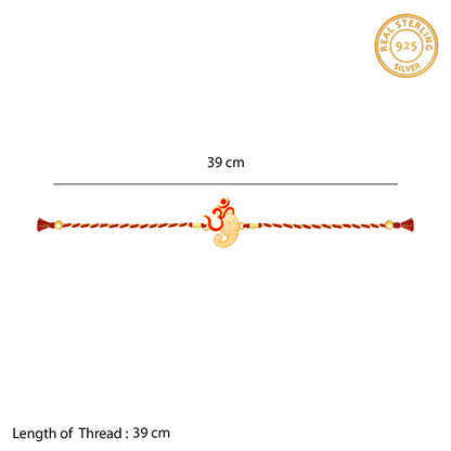 Golden Bappa Love Rakhi