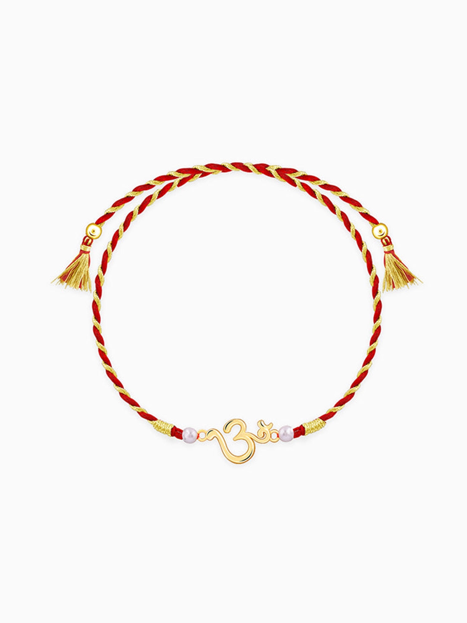 Golden Spiritual Om Rakhi