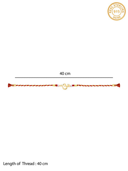 Golden Spiritual Om Rakhi