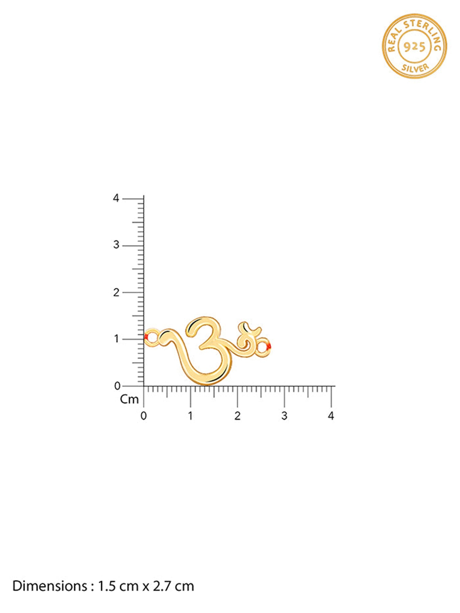 Golden Spiritual Om Rakhi
