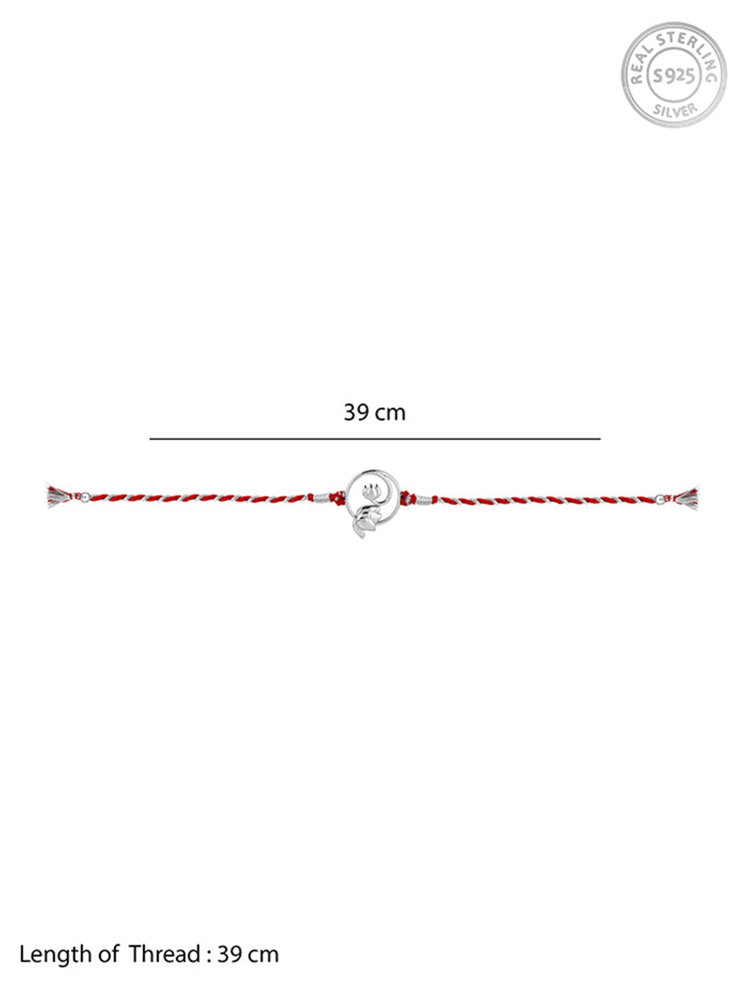 Silver Blossom Bond Rakhi