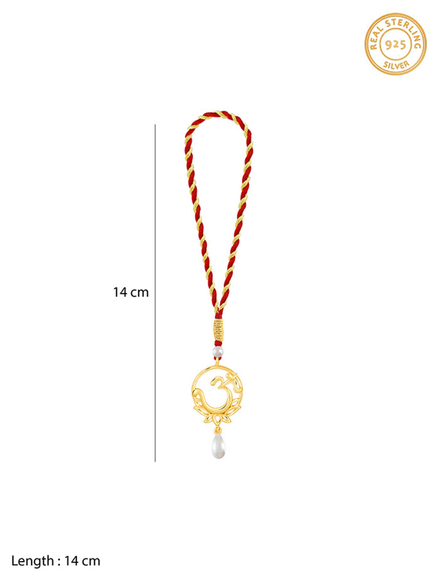 Golden Om Lumba Rakhi