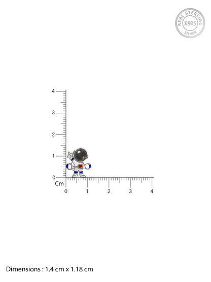 Silver Astronaut Kids Rakhi