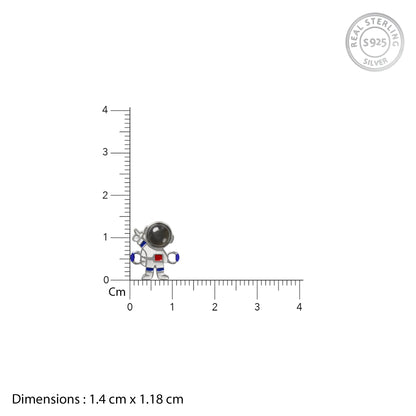 Silver Astronaut Kids Rakhi