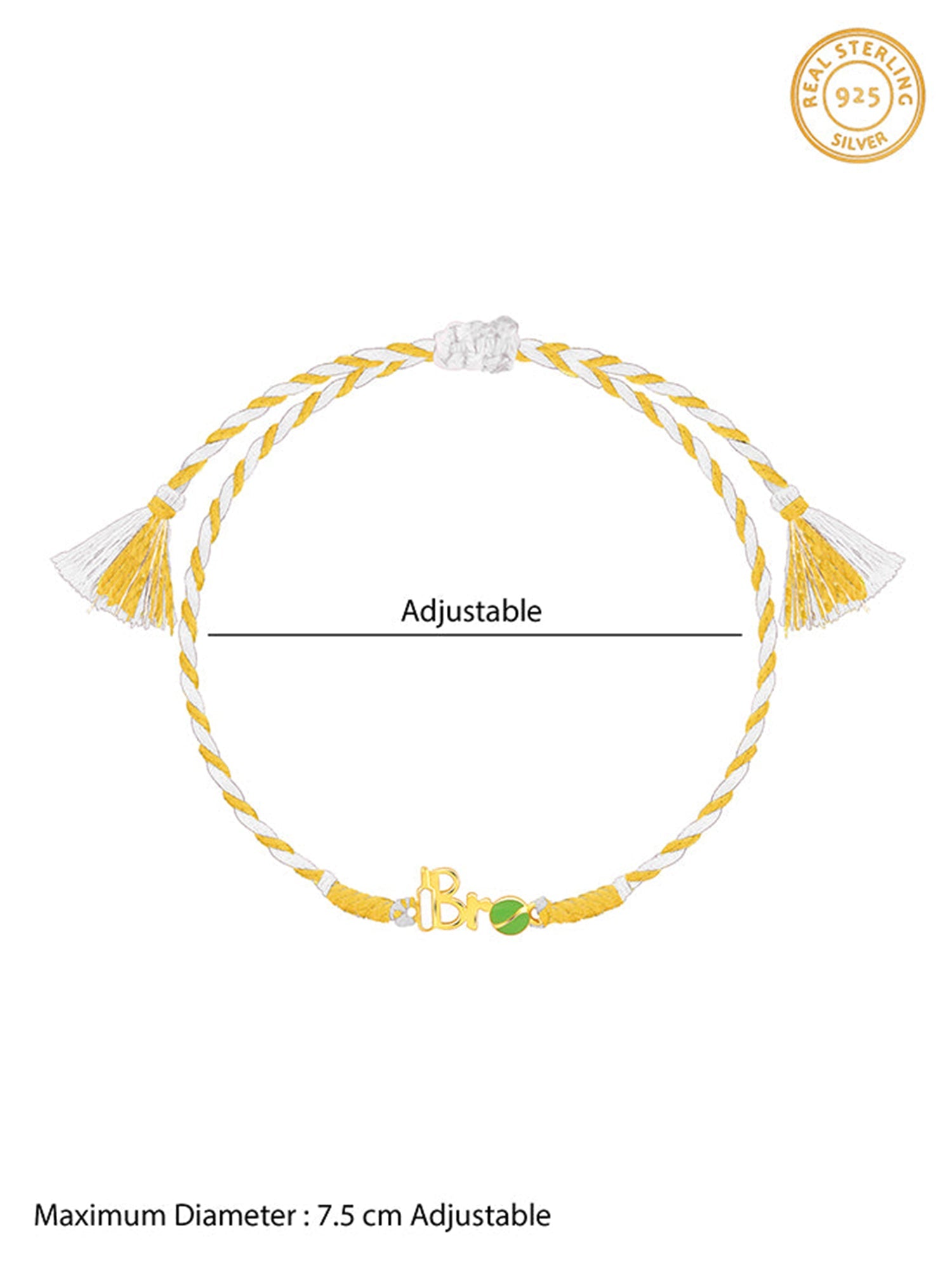 Golden Cricketer Bro Kids Rakhi