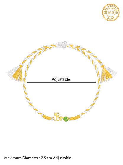 Golden Cricketer Bro Kids Rakhi