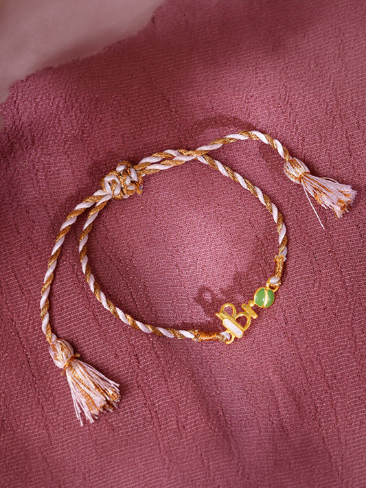 Golden Cricketer Bro Kids Rakhi
