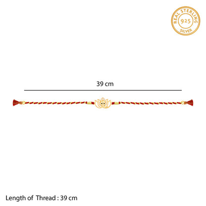 Golden Blooming Ganesha Rakhi