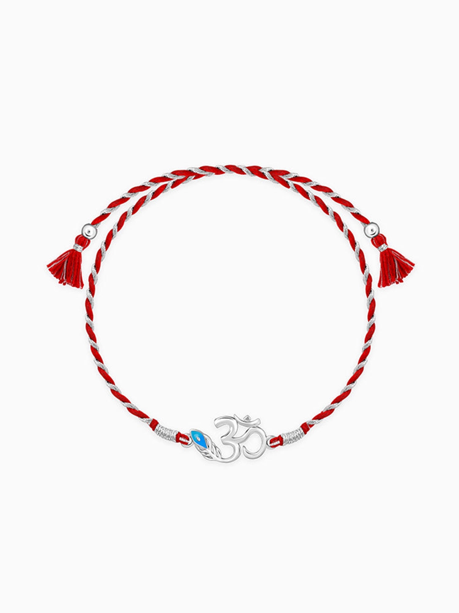 Silver Shubh Om Rakhi