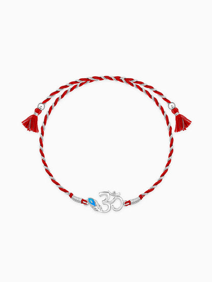 Silver Shubh Om Rakhi