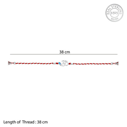 Silver Shubh Om Rakhi