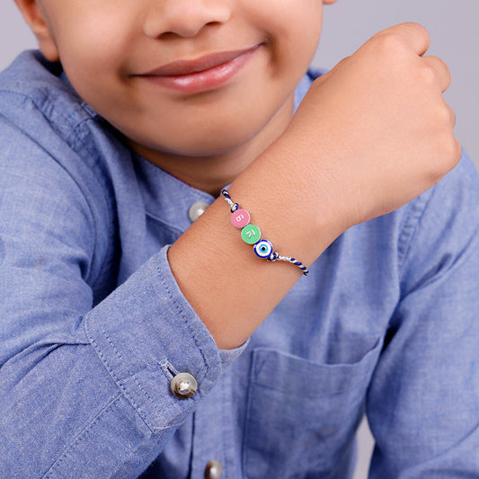 Silver Drishti Kids Rakhi
