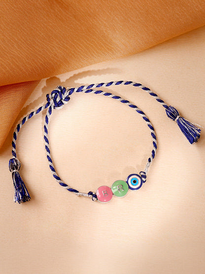 Silver Drishti Kids Rakhi