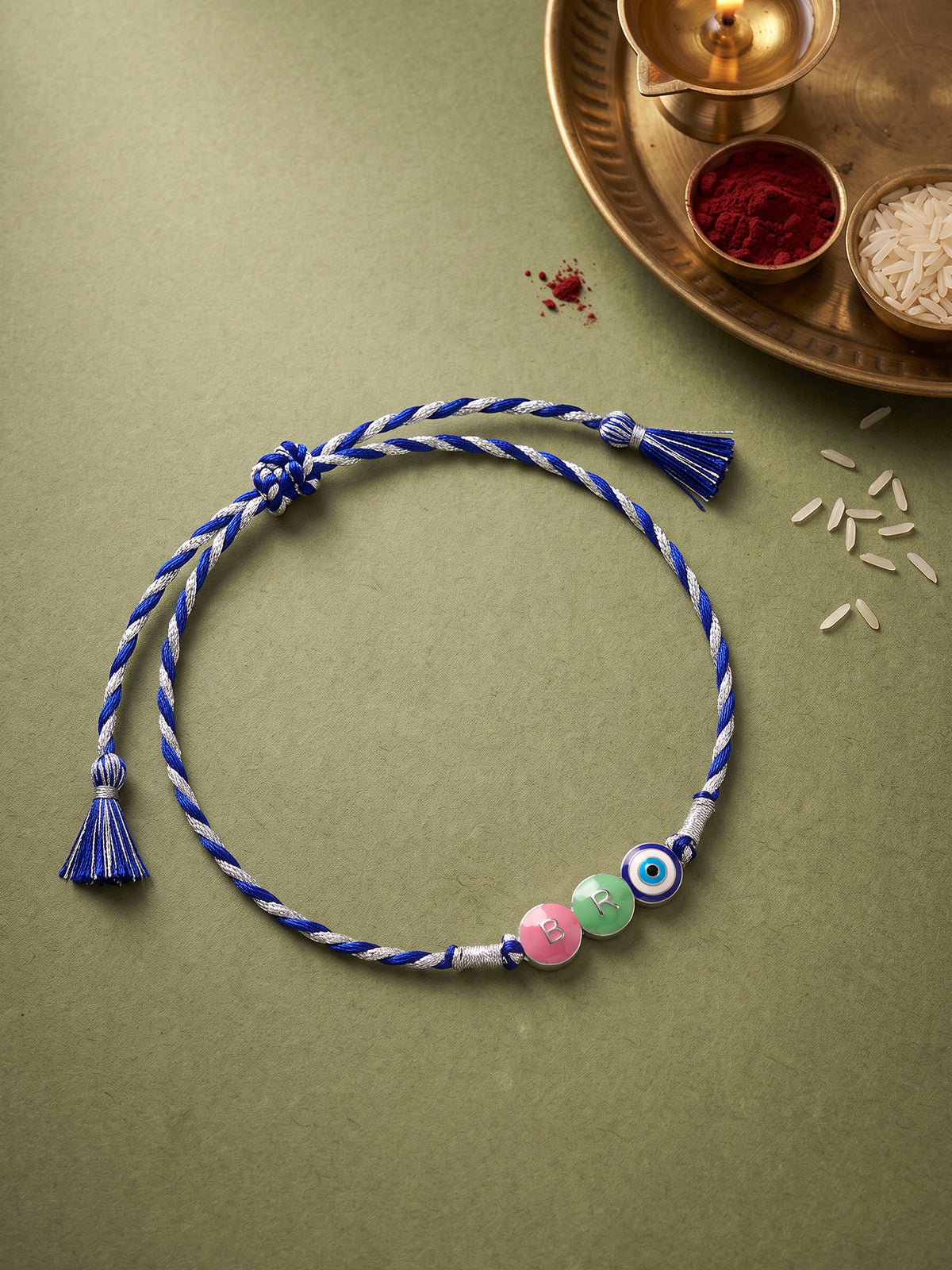 Silver Little Bro Kids Rakhi