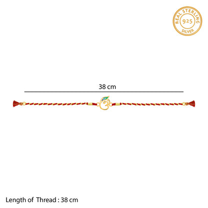 Golden Divya Om Rakhi