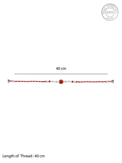 Silver Rudraksh Rakhi