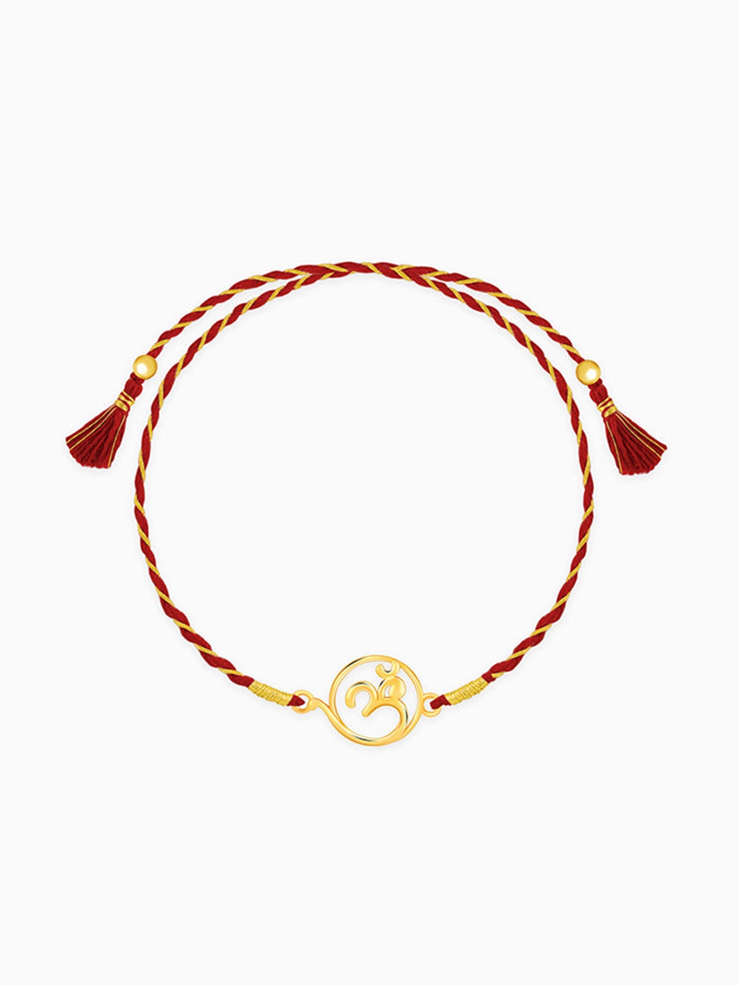 Golden Sacred Omkara Rakhi