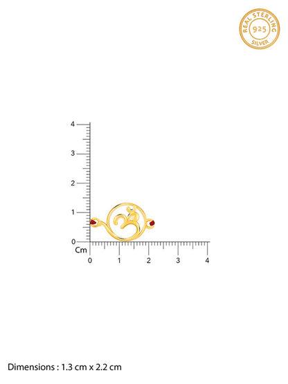 Golden Sacred Omkara Rakhi