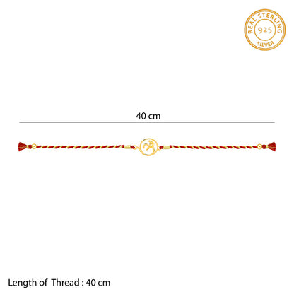 Golden Sacred Omkara Rakhi