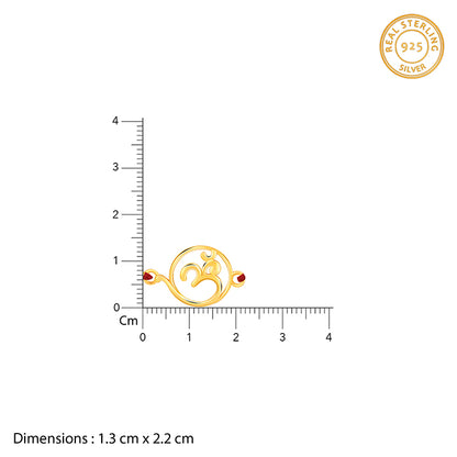 Golden Sacred Omkara Rakhi