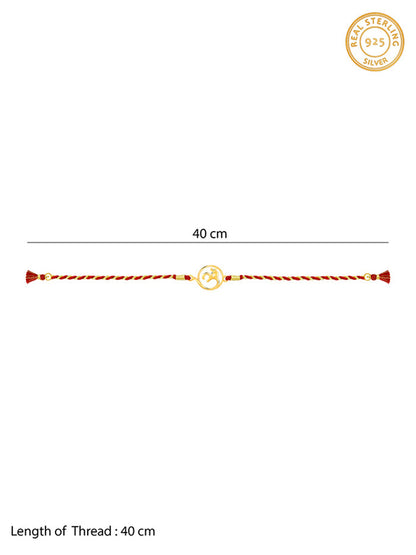 Golden Sacred Omkara Rakhi
