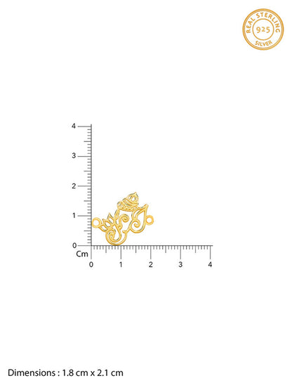 Golden Ganesha Lotus Rakhi