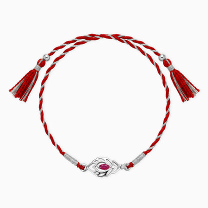 Silver Feather Rakhi