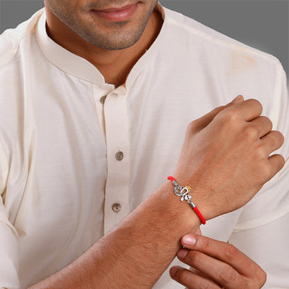 Dual Tone Balaganapati Rakhi