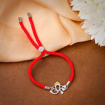 Dual Tone Balaganapati Rakhi