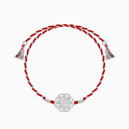 Silver Hexagon Om Rakhi