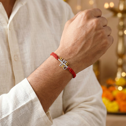 Dual Tone Super Bro Rakhi