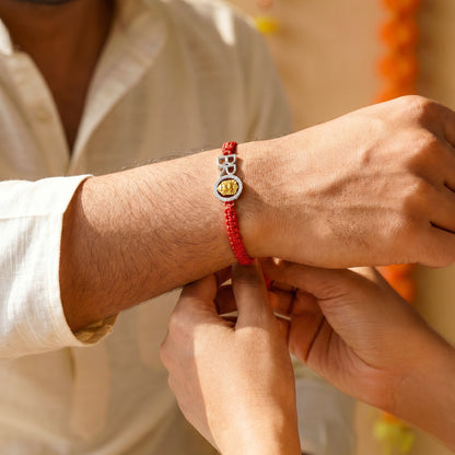 Dual Tone Lion Rakhi