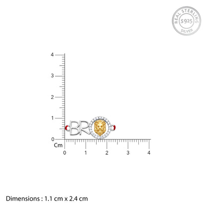 Dual Tone Lion Rakhi