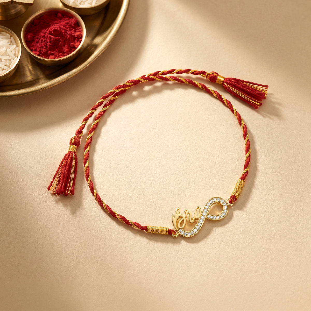 Golden Infinity Brother Rakhi