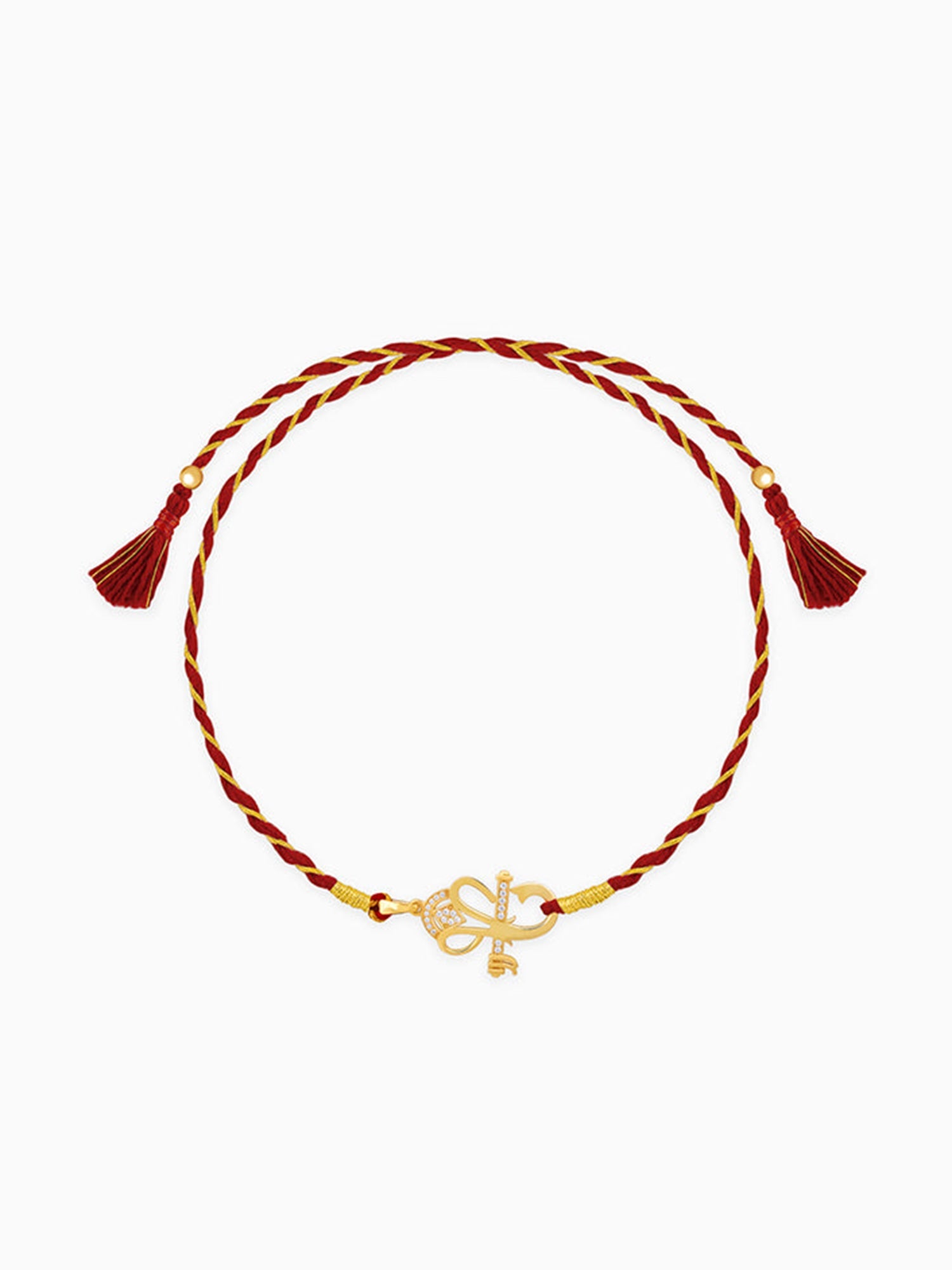 Golden Ganesha Rakhi